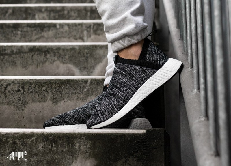 Adidas nmd cs2 black suede best sale